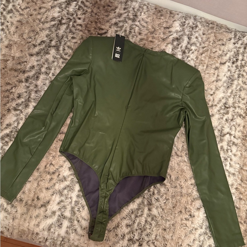IVY PARK Olive Green Bodysuit and Skirt
